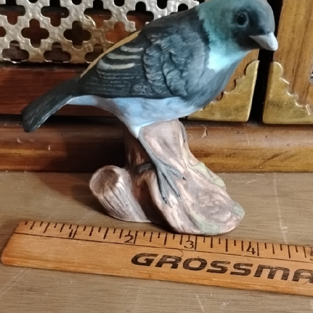 Blue and Brown Bird Figurine - Picture 7 of 7